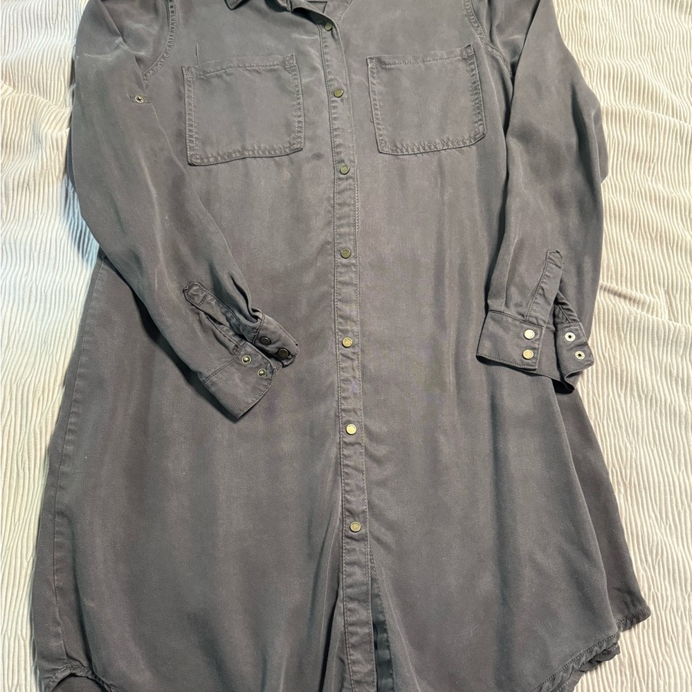 Max Jeans Charcoal light/soft Jean Dress